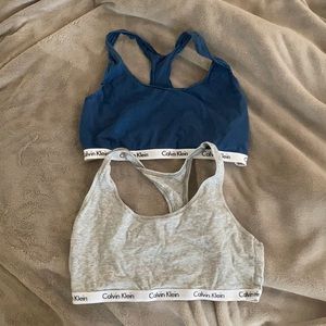 2 pack Calvin Klein racer back bras